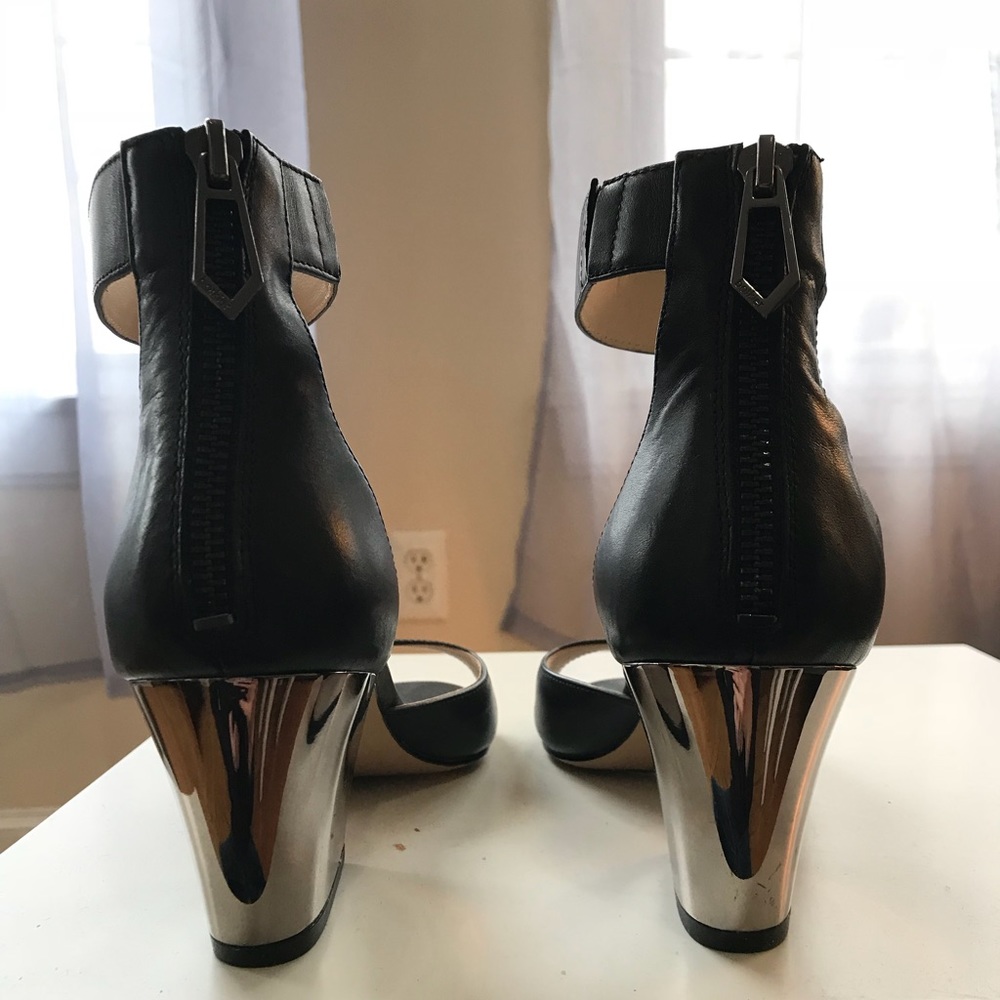 Worn once - Botkier NY 3 in. metallic heels